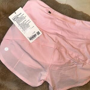 Brand new never worn before lululemon popular pastel pink athletic shorts! 🩷